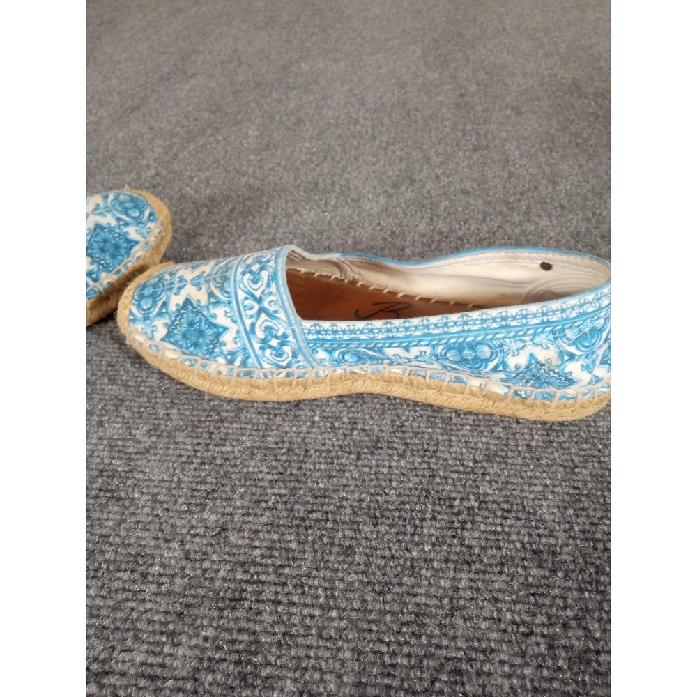 Brighton Espadrille Flats Blue Belina Bali Canvas Bella Capri - Women Size 6M - Picture 5 of 8